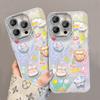 Pigment Rabbit Doll Suitable for Apple 16 Feather Yarn Mobile Phone Case Iphone15promax Cute Anti-fall 14 Women 13