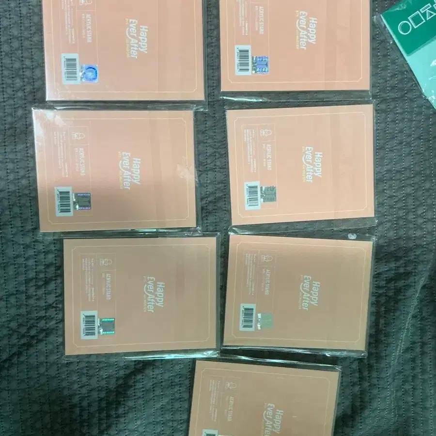 BTS sealed Muster 4 acrylic Stand 7 items in a batch