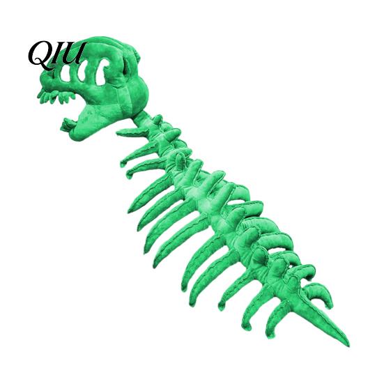 Kids Dinosaur Skeleton Toy Plush Realistic Costume with Flexible Spine Fixation Headgear And Sound Effects Lightweight Headband for Halloween