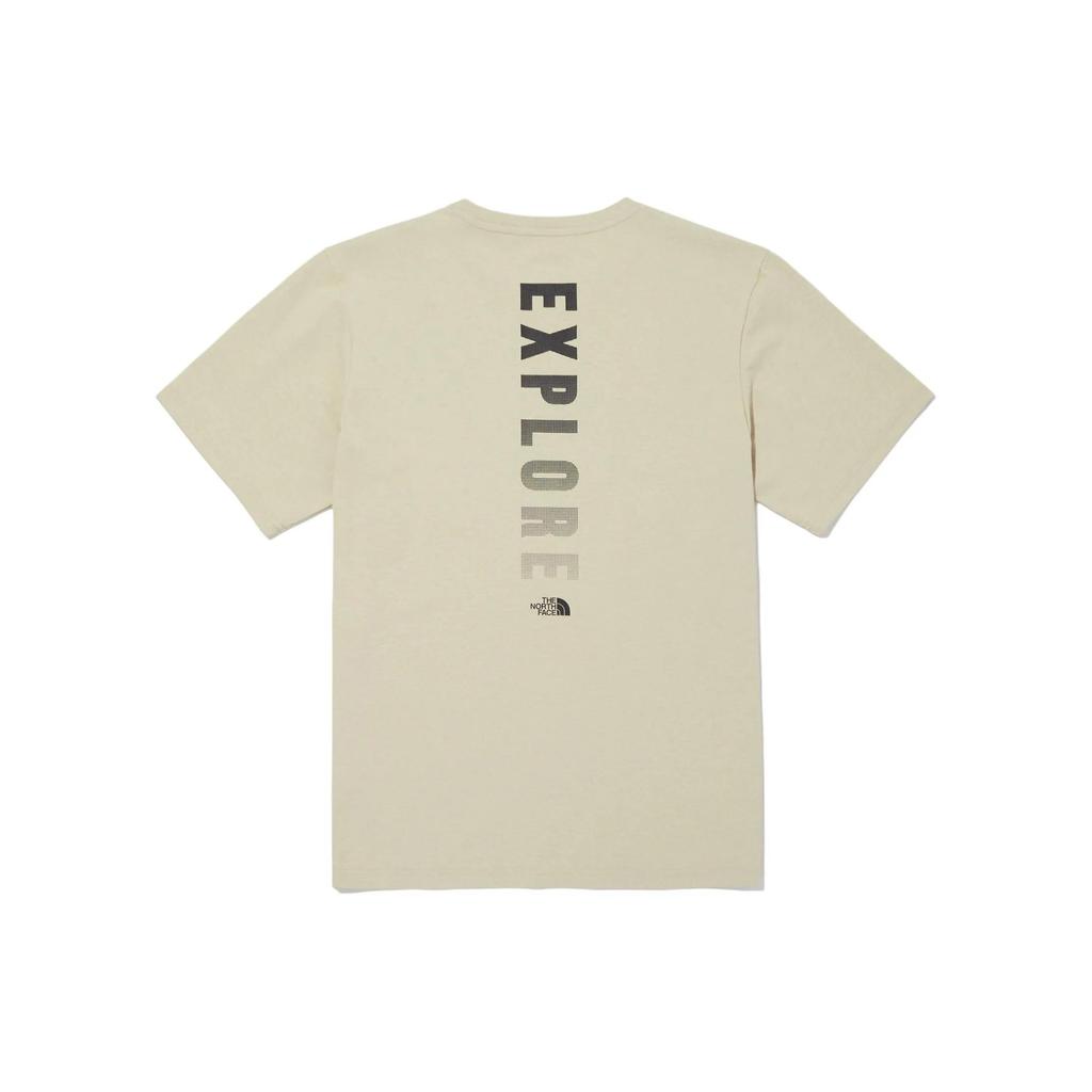 THE NORTH FACE T Shirt Unisex Light Beige (Unisex) T-Shirts NT7UQ05L