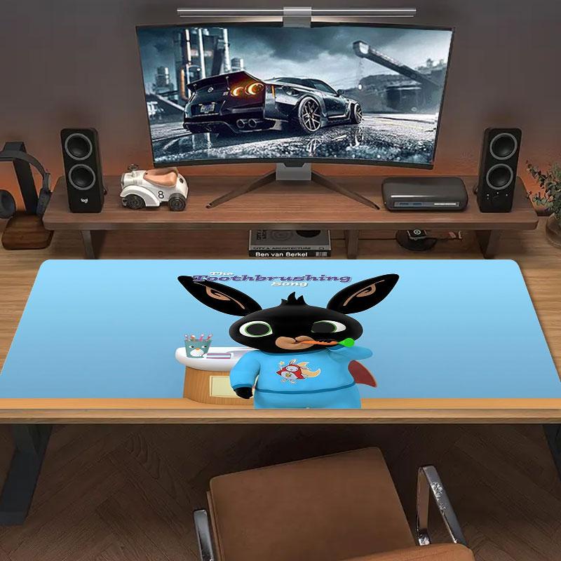 Bing Large Size Mouse Pad Large Gaming Table Cushion Non-slip Laptop Tablet Big Mousepad XXL Mat Mini PC Playmat With Lock edge