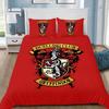 Duvet Cover Set Magic Wizard Themed 2/3 Piece Bedding Set For Teens Boys H-Harrys Bedroom Decor Single Twin Full Queen Size