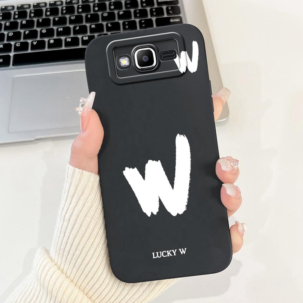 For Samsung J2Prime G532F G532G Cover For Samsung Galaxy J2 Prime Case Simple Fashion Letters A-Z Pattern Design Silicone Bumper