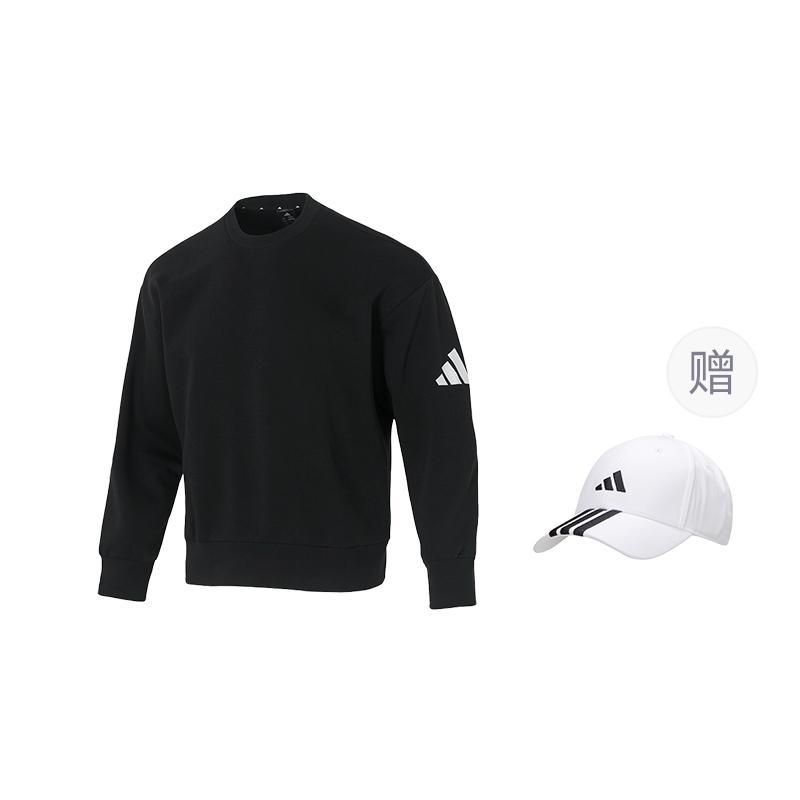 adidas Свитшот ESSENTIALS Мужской Черный JF3542