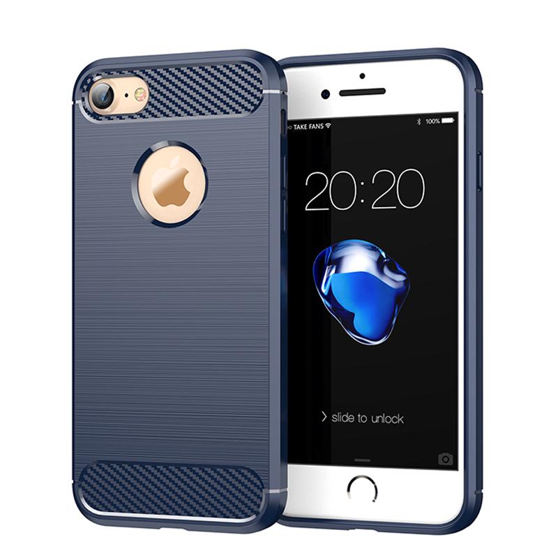 Чехол для iPhone 7 Чехол для iPhone 7 Противоударный оригинальный TPU Роскошный силиконовый матовый резиновый защитный чехол для телефона для iPhone 7