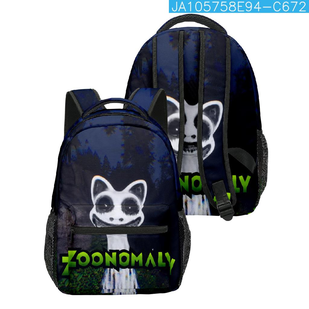 Мультяшные Популярные Смешные Zoonomaly студенческие Рюкзаки для книг Рюкзаки для ноутбуков 3D-принт Оксфорд Водонепроницаемые Дорожные рюкзаки для мальчиков/девочек