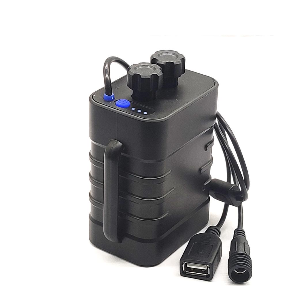 4 Slot/6 Slot Lithium Battery Charger Box 18650 Battery Box 18650 Battery Pack USB 5V Output Battery Pack DC 8.4V/12.4V/16.8V