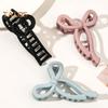 Bow Hair Clamp Strong Grip Holds Hair Neatly Hair Gripper Hair Accessory Claw Clip Plastic Metal Spring Large Hair Clip for Travel Shower Work