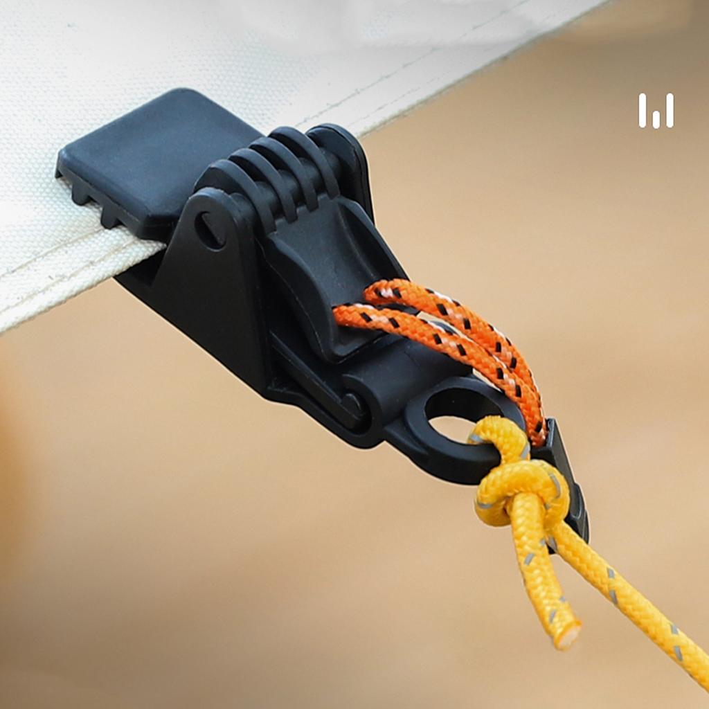 Tent Clip Plastic Rustproof Windproof Secure Grip Awning Clamp for Outdoor Activities