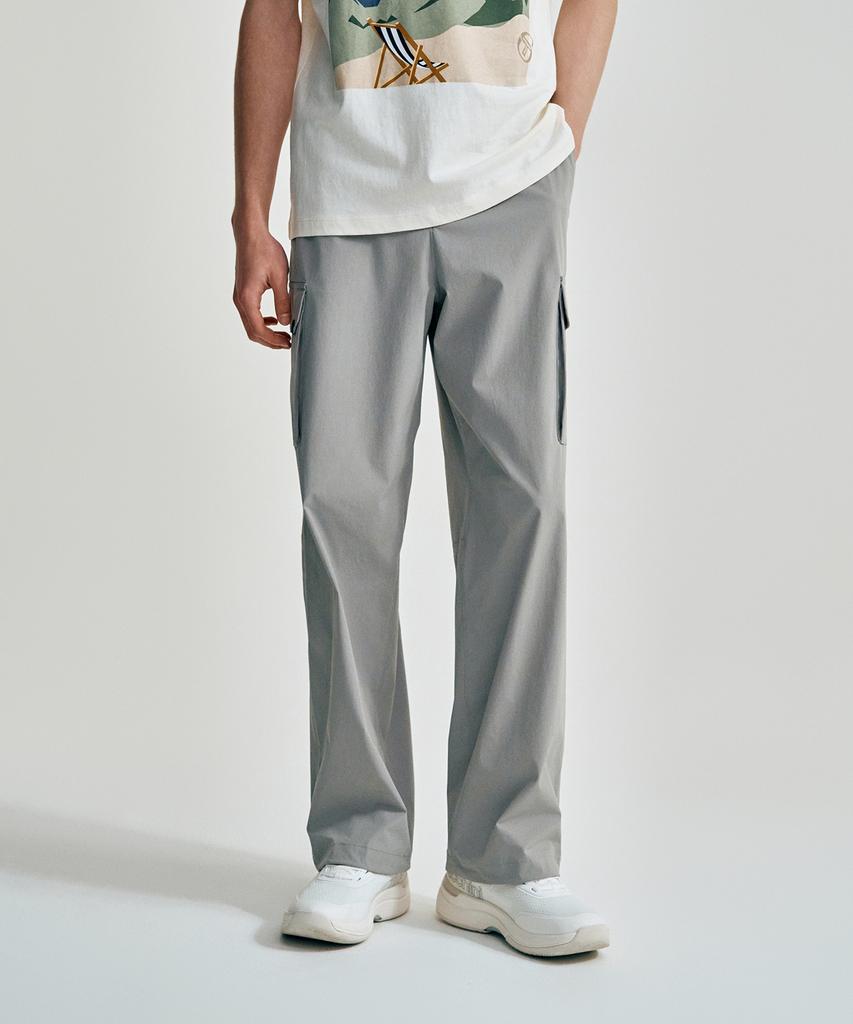 SERGIO TACCHINI U Прямые брюки-джоггеры с тканым узором, 2-сторонние