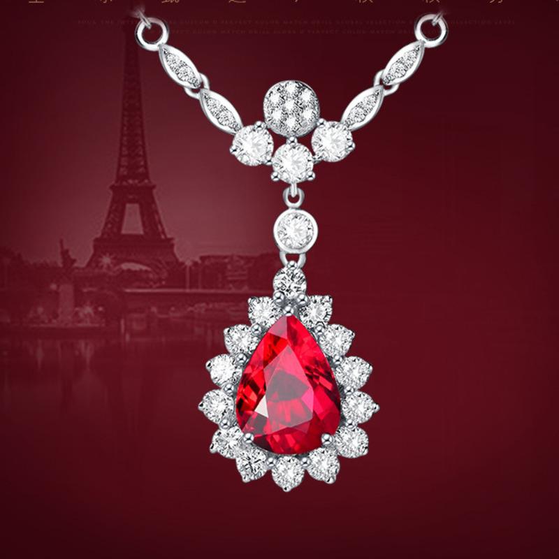 BELLA BOX Циркон темпераментный водяной цветок подвеска-капля женская цепочка на ключицы ожерелье для женщин очаровательный ужин ювелирные изделия 