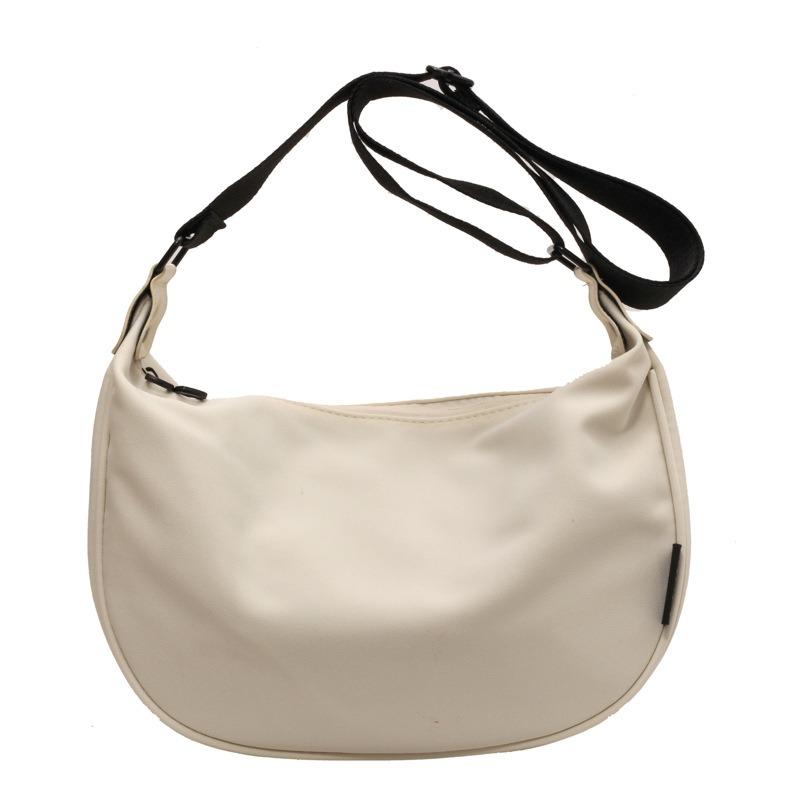 Ladies Slouchy Crescent Bag Niche Minimalist Crossbody Dumpling Bag Sport Casual Large Capacity Single Shoulder Bag