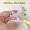 Accessories Adjustable Thimble Ring Knitting Loop Crochet Ring Sewing Accessories Yarn Guides