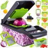 16 In 1 Vegetable Chopper Multifunctional Kitchen Slicer Dicer Cutter with Container & Hand Protector