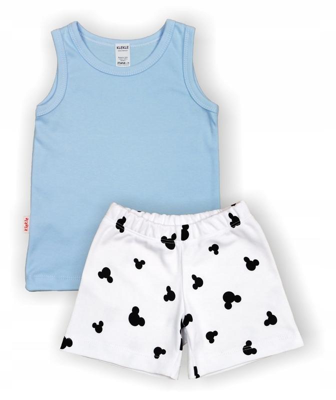 SET: SHORT WHITE MOUSE shorts + GRAY T-shirt 104 KLEKLE