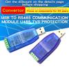 Промышленный USB-преобразователь в RS485 Двунаправленный Полудуплексный Серийный Конвертер Линии Защита TVS U485CH340G Конвертер
