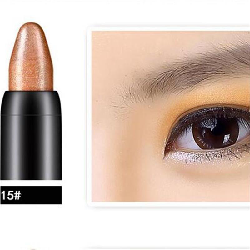 Натуральные долговечные жемчужные тени для век, подводка для глаз, мерцающая палочка, ручка шелкопряда, женский косметический инструмент для макияжа, косметический карандаш для хайлайтеров