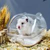 Hamster Bathroom Fully Transparent Observation Bathroom Hamster Mouse Toilet Small Pet Cage Box Acrylic House