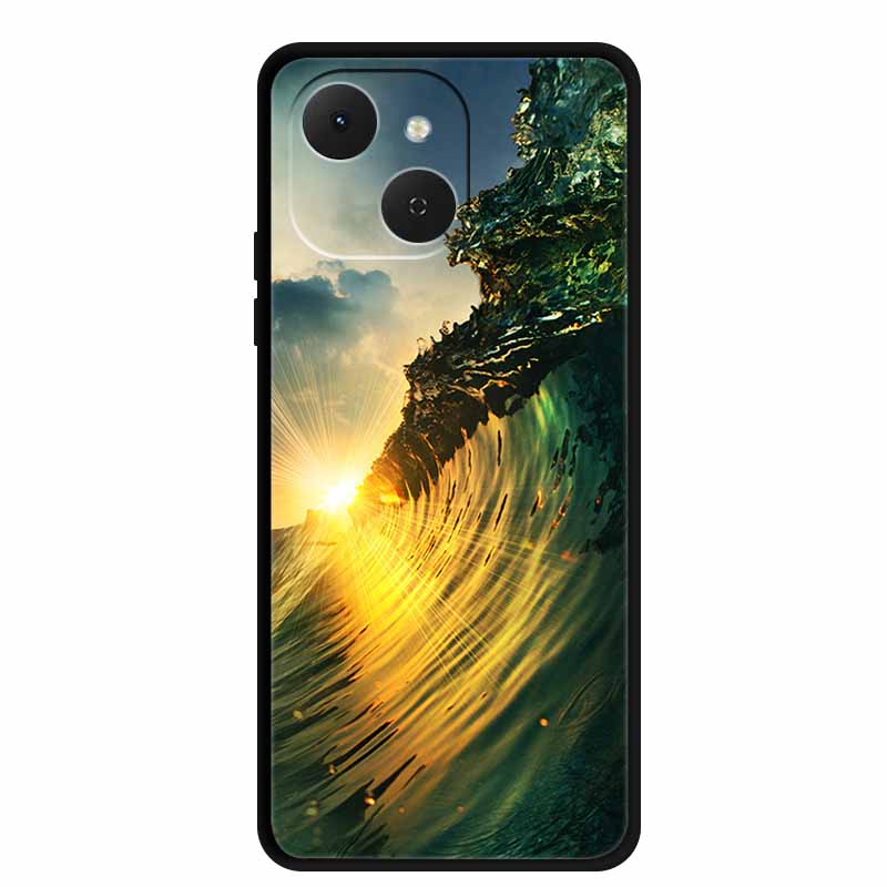 Чехол для телефона Tecno Spark 40C, Силиконовый бампер, Милый мягкий ТПУ чехол для Spark 40 C, Чехол-защита Tecno Pop 10 Pro