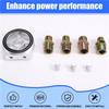 Oil Filter Cooler Sandwich Plate Adapter Universal Oil Sensor Adapter M18 M20 M22 3/4 With Connectors Silver