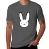 Bad Bunny Logo Tshirt Basic Casual Short Sleeve Cotton Shirt Tshirt