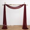 6 -10 Meters Wedding Arch Drape Fabric Sheer Chiffon Tulle Curtain Drapping Backdrop Party Supplies Drapery Ceremony Decoration