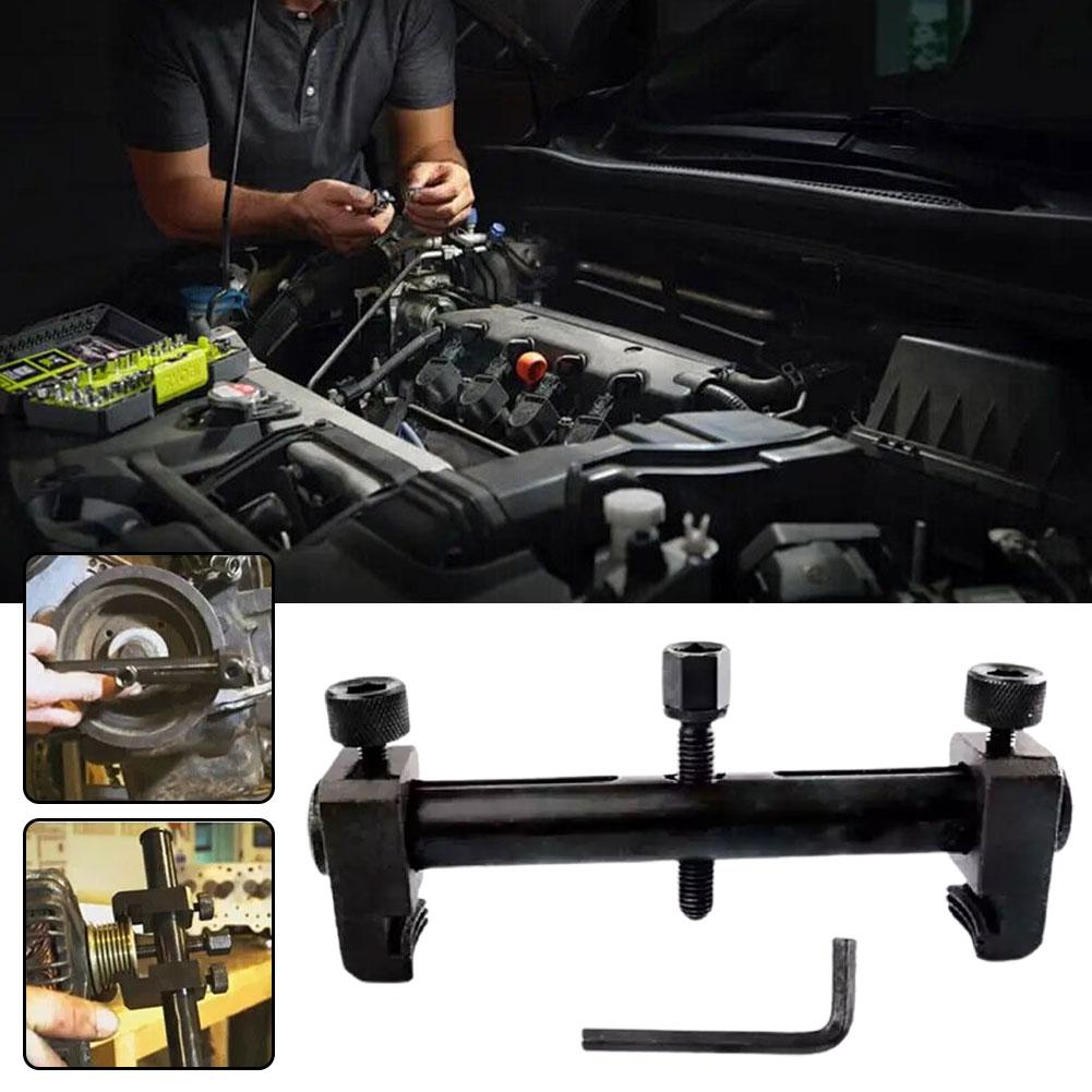 Инструмент для снятия шкива двигателя, регулируемый съемник коленчатого вала из сплава, инструмент для снятия шкива привода, инструмент для снятия коленчатого вала, шкив H1O1