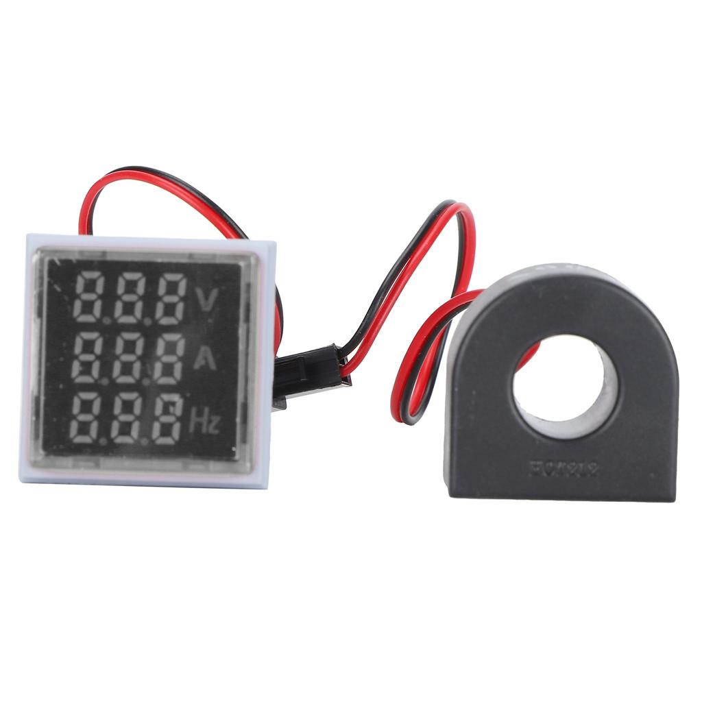 Current Signal Indicator Universal 3?Display Square Lamp Light 60~500V AC AD16?22VAHWhite