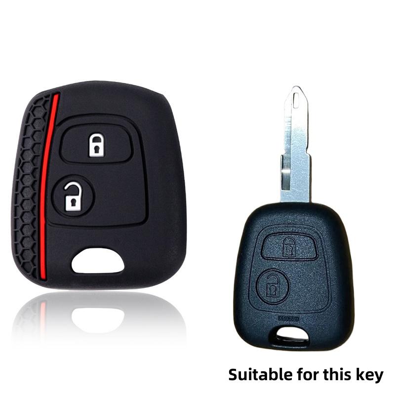 Силиконовый чехол-брелок для ключа зажигания Citroen C1 C2 C3 C4 Xsara Picasso, колпачок для ключа Peugeot 107 206 207 306 307 407 Toyota Aygo