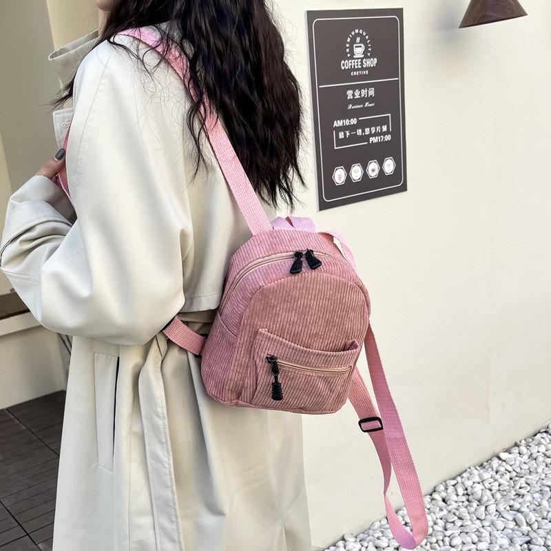 Stylish Casual Women's Mini Backpack 2023 New Trendy Simple Design For School Use
