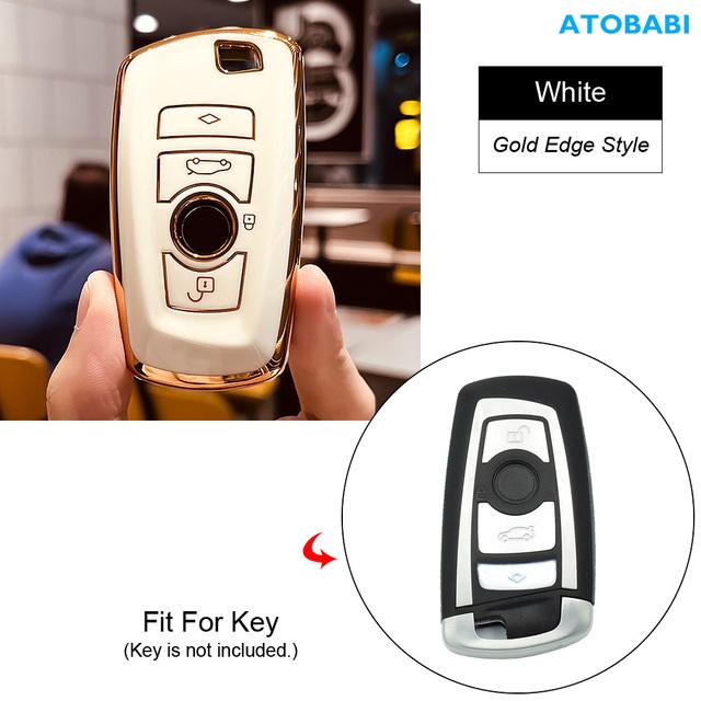 ТПУ чехол для ключей от машины, дистанционный брелок, защитная крышка, держатель для ключей для BMW 3, 5, 6, 7 серии F07 F10 F11 F18 F06 F12 F13 F01 F02 F03 F25