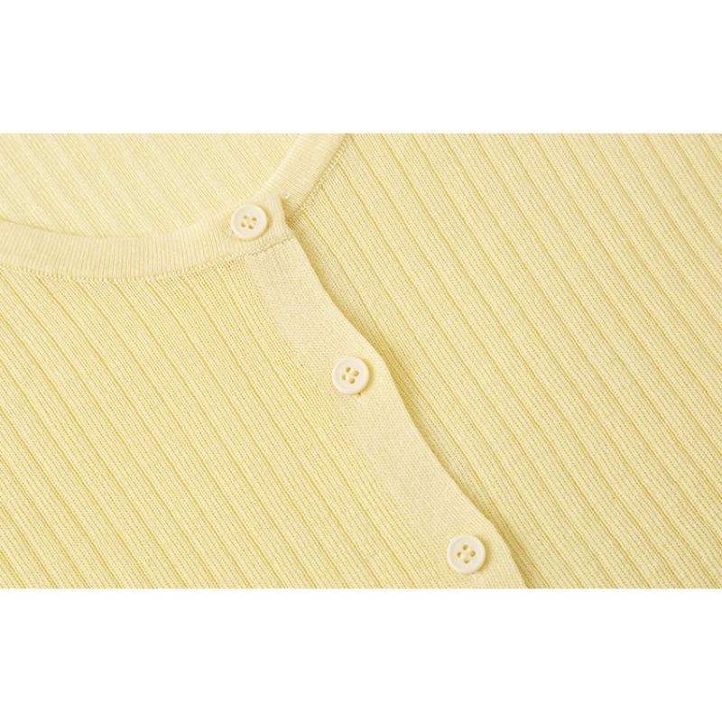 Женский кардиган с бантом большого размера, летний свободный вязаный свитер с короткими рукавами