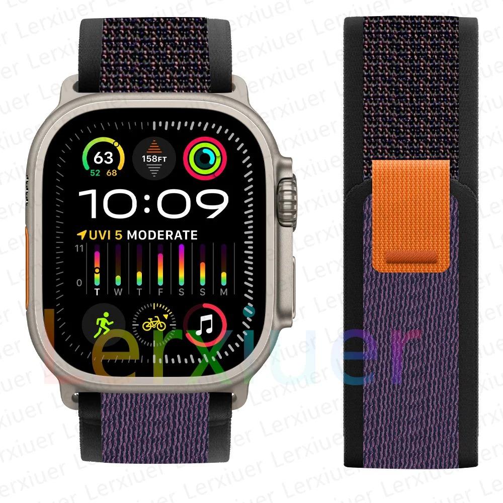 Ремешки для Apple Watch ultra2 ремешок 49мм 46мм 42мм 44мм 40мм 45мм 41мм Trail loop браслет correa iwatch series se 3 7 8 9 10 11