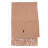 Polo Ralph Lauren Recycled Wool Muffler PC0476 Honey Brown Free Shipping (220)