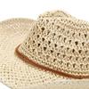 Hollow Cowboy Hat Handmade Sun Protection Hat Fashion Straw Hat