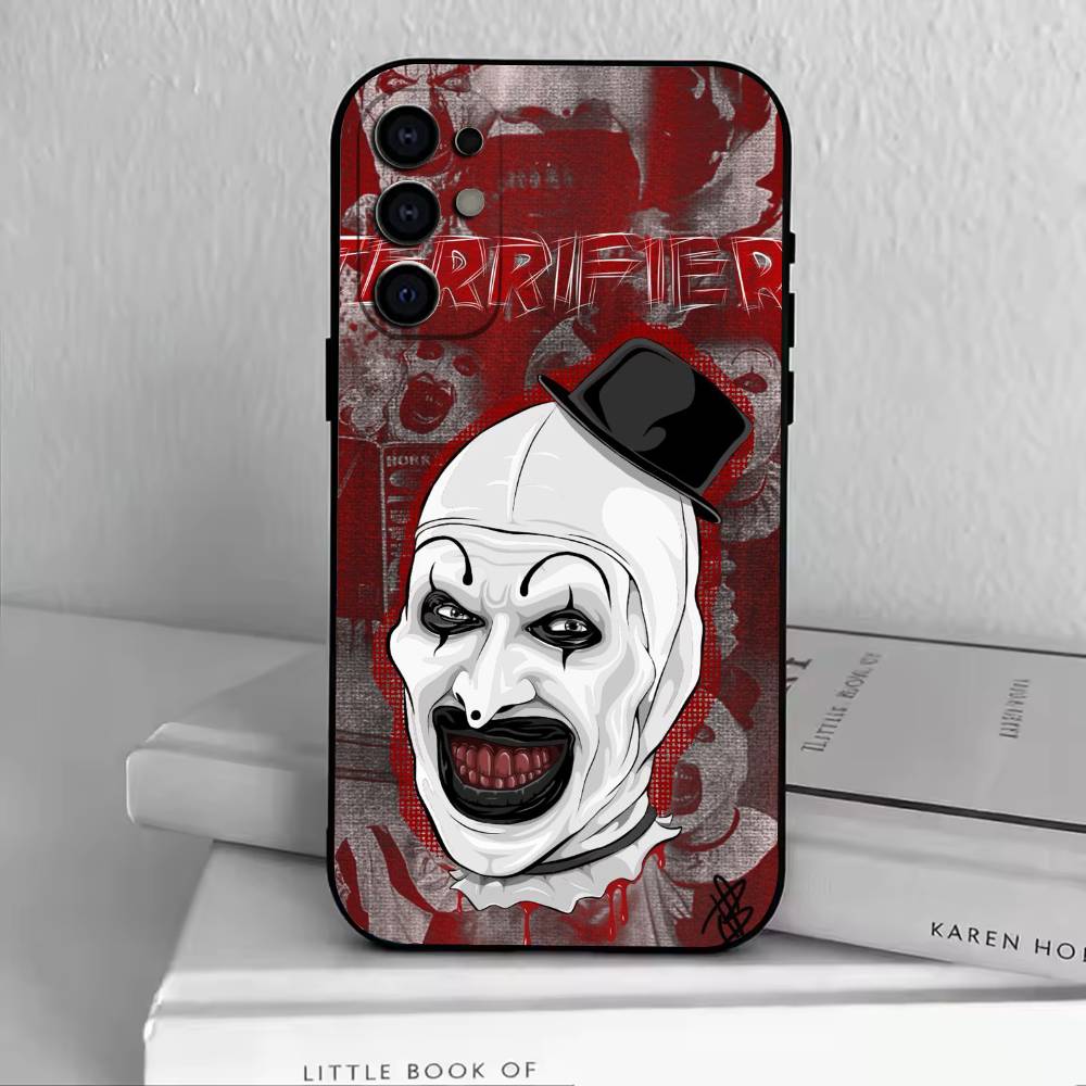 Чехол для телефона Gothic-Terrifier-Art the Clown Черный Силиконовый Мягкий Для Samsung S25,S24,S21,S22,S23,S30,Ultra,S20,Plus,Fe,Lite