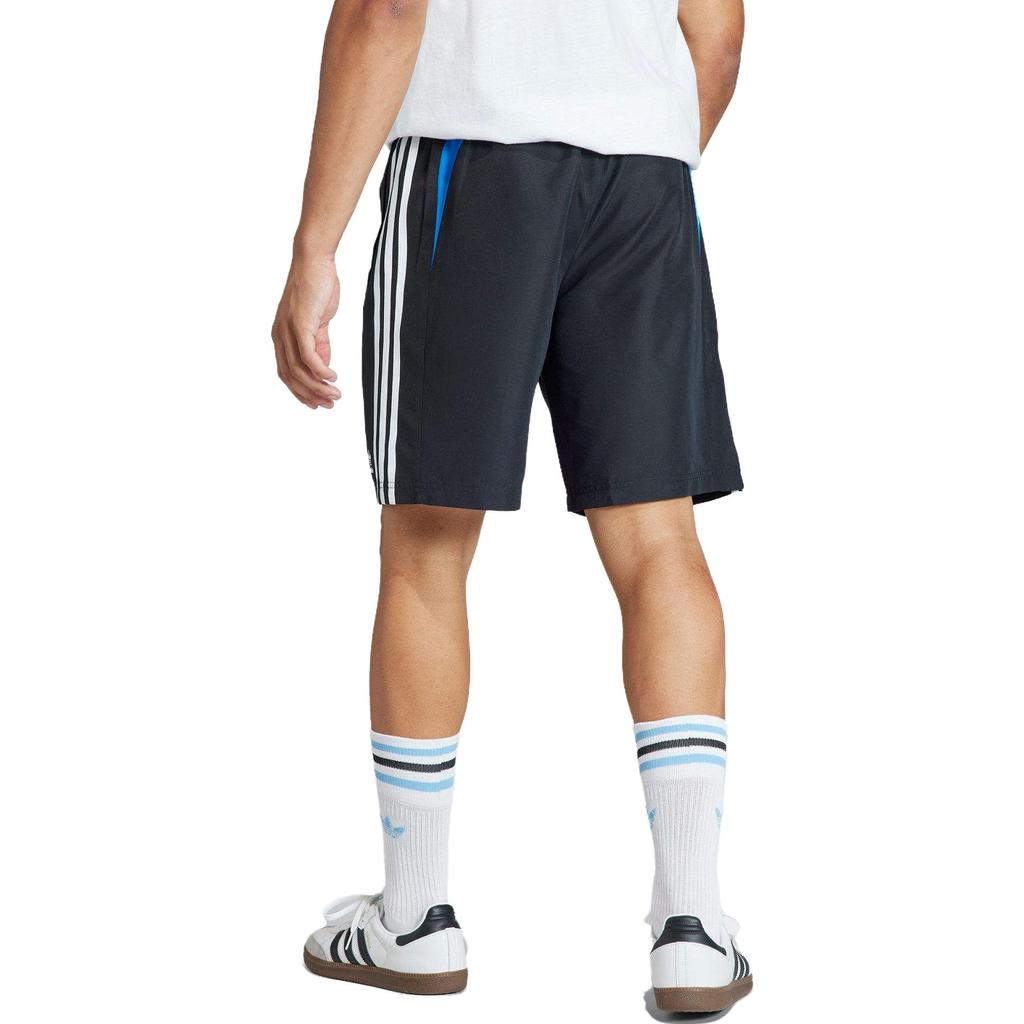 adidas Повседневные шорты Originals Trefoil Solid Striped для мужчин, черные, IW3645