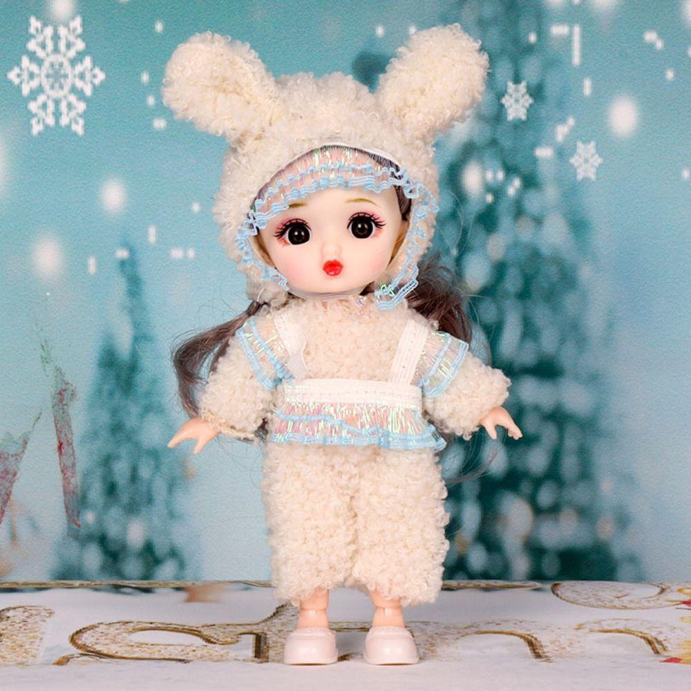 Кукла BJD 1/12 масштаба 16 см, фигурка 16 см, мини-кукла BJD 16 см, милая милая кукла BJD, подарки своими руками