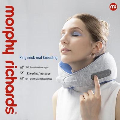 Беспроводная массажная подушка Morphy Richards для шеи и талии, с kneading-эффектом, китайская вилка (адаптер в комплекте)