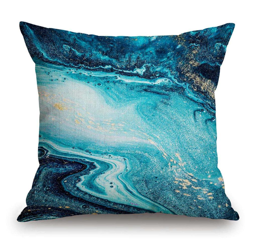 Nautical Sailboat DoubleSided Pillow Case Ship Anchor Map Decorative Cushion Cover Print Home Decor for Couch Bed Sofa Patio
