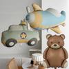 Cartoon Style Car Airplane Teddy Bear Rainbow Aluminum Film Balloon Children's Birthday Party Scene Decoration