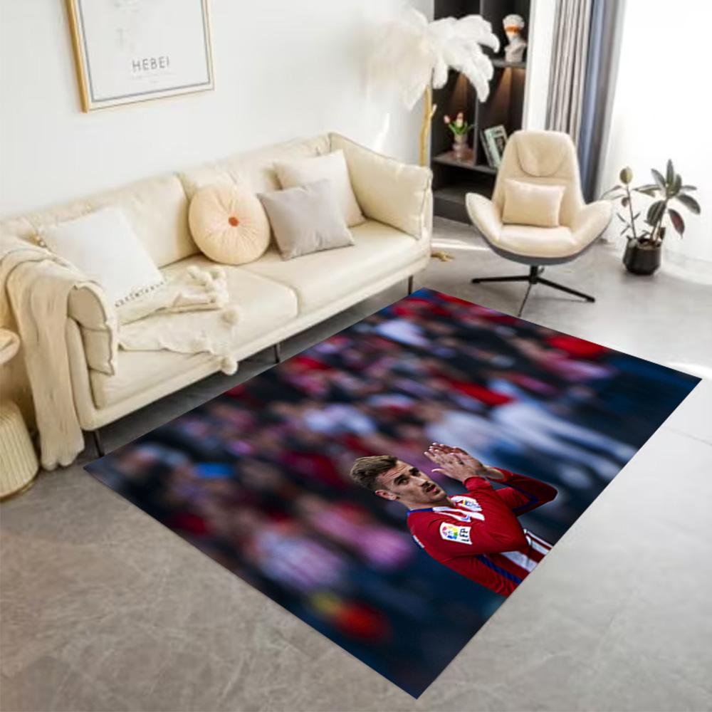 Football Player Celebration Floor Rug Office Rug Perfect for Hallway Decorate room Study room Living Rooms Anti-slip Rug Anime Office Decor