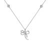 Цепочка на ключицу Twist Bow Lava Ball Temperament Niche Design Sense Clavicle Chain Women