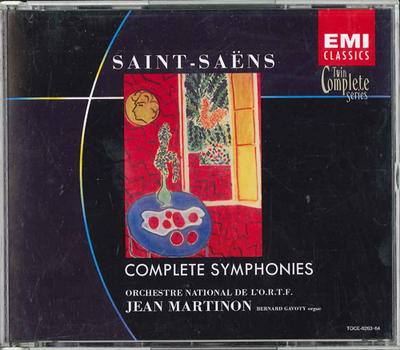 CD MARTINON - Сен-Санс Полные симфонии TOCE826364 EMI Japan Классика Б/У
