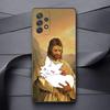 Милый Чехол Boykisser для Телефона Samsung Galaxy A13,A21s,A22,A31,A32,A52,A53,A71,A80,A91 Мягкая Черная Крышка для Телефона