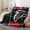 Фланелевое одеяло с принтом Atlanta Falcons, Высококачественное, Удобное для всех сезонов, Декор для дома, Тепло и уют, Идеально для рождественских подарков