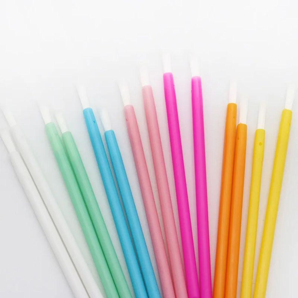 Кисти для макияжа Hubinine 100 шт. одноразовая нейлоновая кисть для губ палочка для чистки губная помада аппликатор для блеска для губ портативный косметический женский инструмент для макияжа, AA149-02