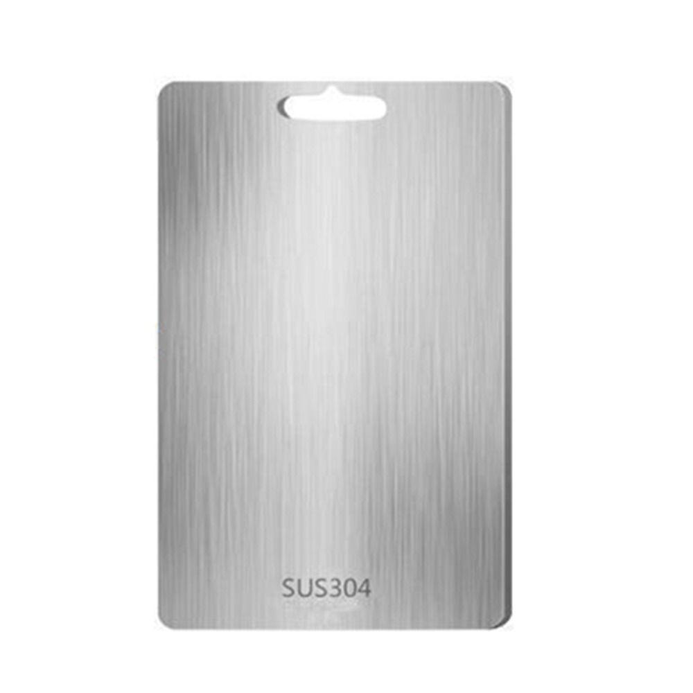 Stainless Steel Chopping Boards Double Sided Baking Board Dishwasher Safe Cutting Board  Kitchen