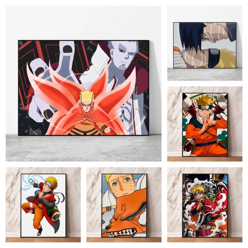 Canvas Poster Naruto Uzumaki Naruto Wall Sticker Gift Art Picture Living Room Hanging Friend Gift