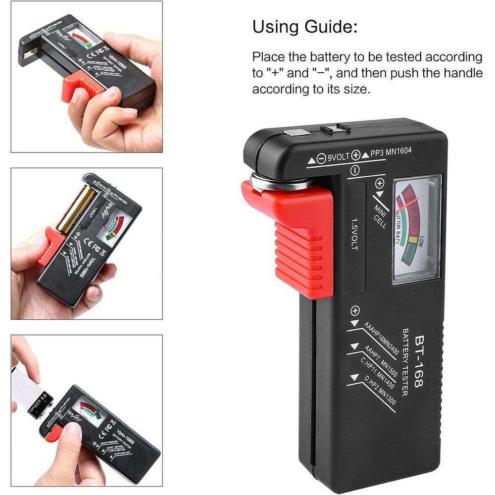 Проверка напряжения Тестер напряжения батареи Прибор для измерения электроэнергии Индикатор емкости батареи